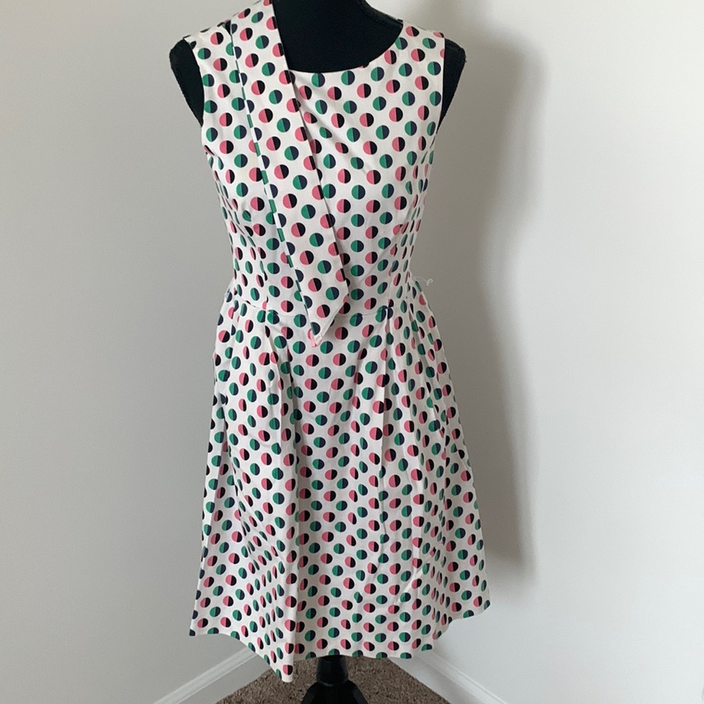 Anne Klein Multicolored polka dot sheath dress